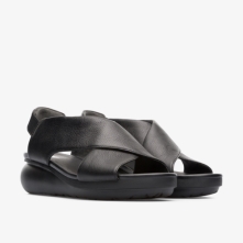 Camper Black Sandals Womens - Balloon Online Ireland | DHVXK0312